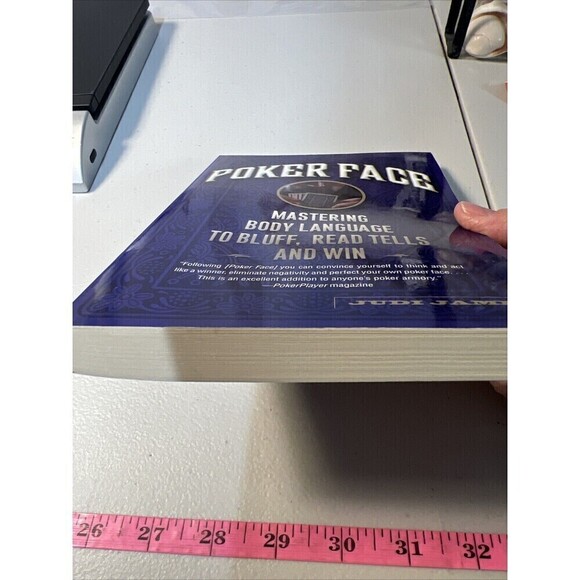 Poker Face Mastering Body Language to Bluff, Read Tells and Win by Judi James - Picture 4 of 4